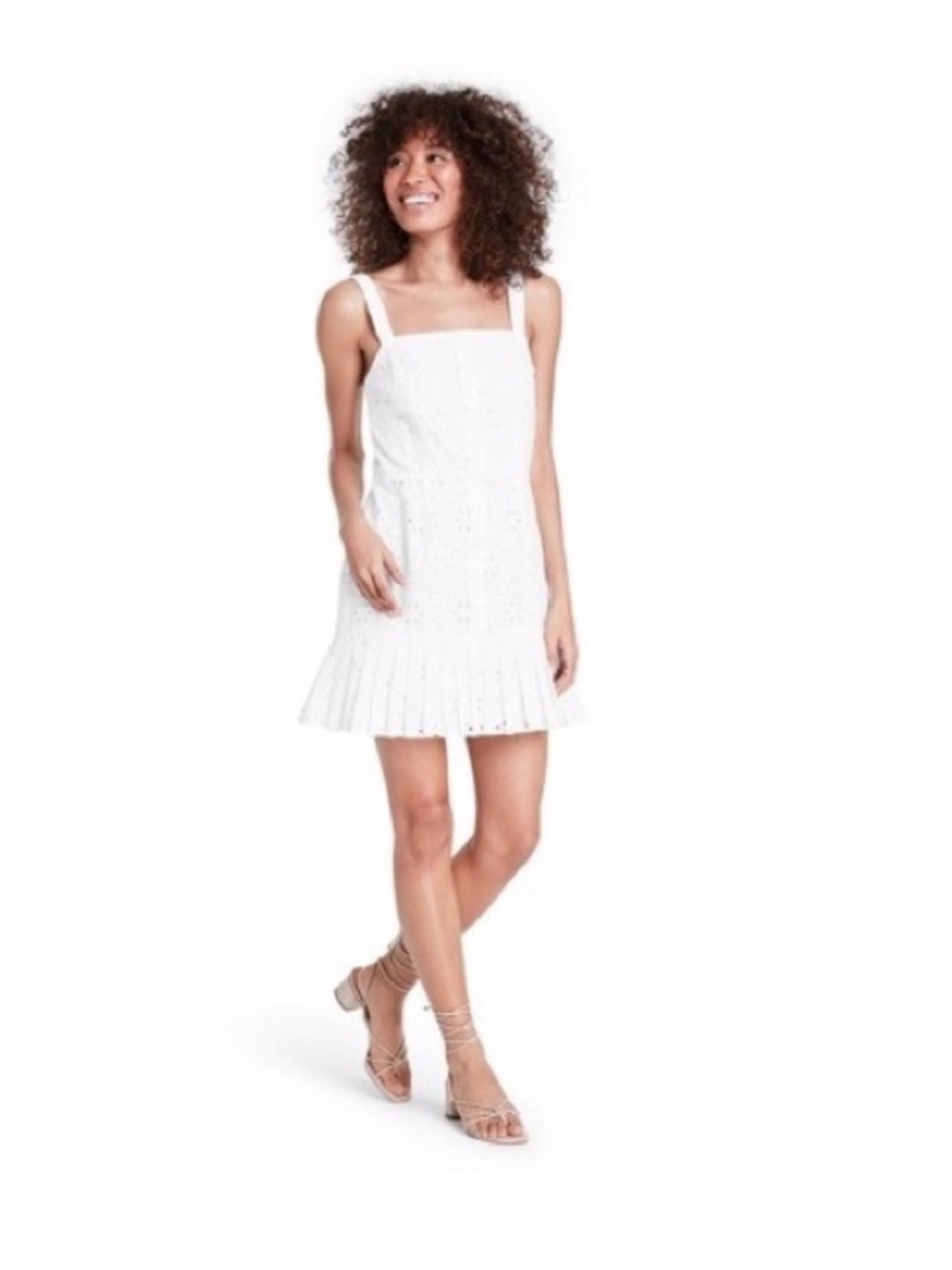 ALEXIS x Target White Eyelet Mini Dress